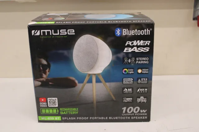 SALE OUT. Muse ML-655 BT Portable Bluetooth Speaker | Muse | Portable Bluetooth Speaker | ML-655 BT | Bluetooth | Wireless connection | Portable | DAMAGED PACKAGING, DEMO