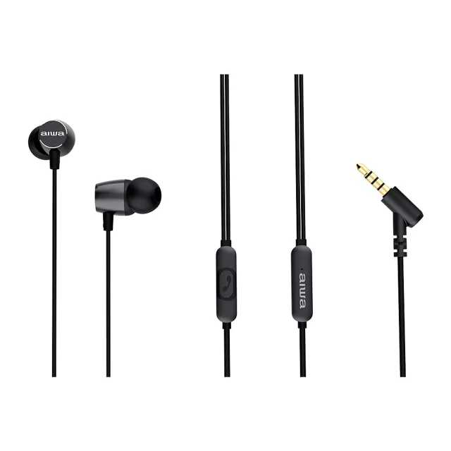 AIWA In-Ear austiņas, melnas