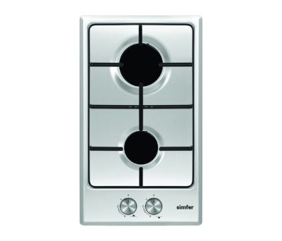 Hob, H3.200.VGRIM, Gas, Number of burners/cooking zones 2, Rotary knobs, Stainless steel