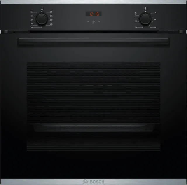 Bosch Oven | HBA2340B0 | 71 L | Electric | Hydrolytic | Knobs | Convection | Height 59.5 cm | Width 59.4 cm | Black