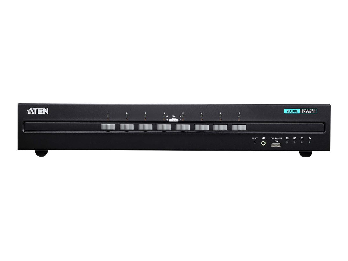 8-Port USB DVI Secure KVM Switch (PSS PP v3.0 Compliant), CS1188D