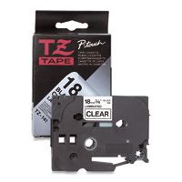 TZ-FX641 Flexible ID Laminated Tape, Black on Yellow, TZe, 8 m, 1.8 cm