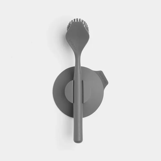 BRABANTIA birste ar turētāju., Dark Grey