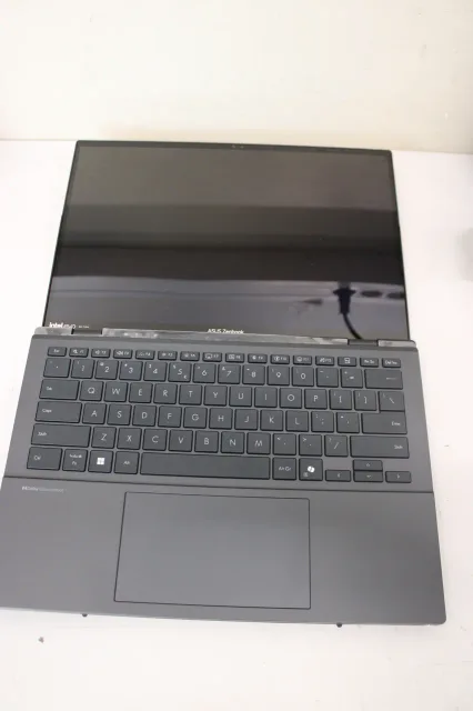 SALE OUT. Asus | Zenbook Duo UX8406CA-PZ009W | Basalt Gray | 14 " | OLED | Touchscreen | 3K | 2880 x 1800 pixels | Glossy | Intel Core Ultra 9 | 285H | 32 GB | LPDDR5X | Solid-state drive capacity 2000 GB | Intel Graphics | Windows 11 Home | 802.11be | Bluetooth version 5.4 | Keyboard language English | Keyboard backlit | Warranty 21 month(s) | SCRATCH ON BACK LEG