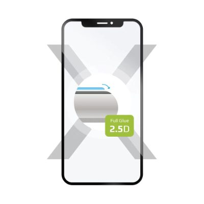 Fixed Screen protector, Samsung, Galaxy S25 Ultra, Tempered glass, Black, Full Cover 2.5D