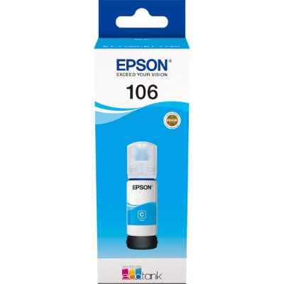 Epson Ecotank, 106, Ink Bottle, Cyan