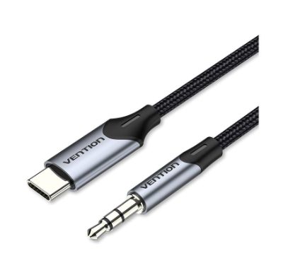 CABLE AUDIO 3.5MM TO USB-C/1M BGKHF VENTION