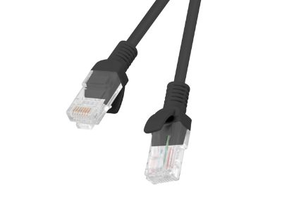 Patchcord CAT.6 UTP Fluke Passed, PCU6-10CC-0300-BK, 3 m, Black