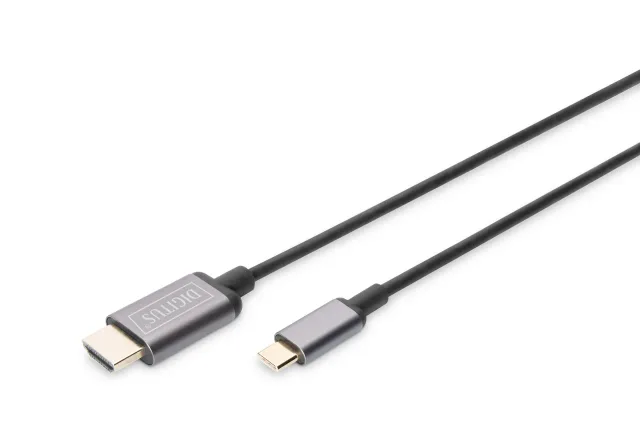 Digitus | USB Type-C to HDMI Adapter | DA-70821 | Black | USB Type-C | 1.8 m
