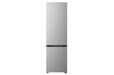 LG Refrigerator, GBBSJ10EPY, Energy efficiency class E, Free standing, Combi, Height 186 cm, No Frost system, Fridge net capacity 220 L, Freezer net capacity 113 L, Display, 35 dB, Prime Silver