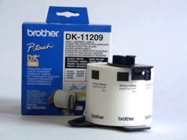 DK-11209 Small Address Labels, White, DK, 29mm x 62mm