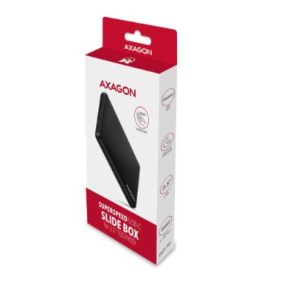 AXAGON Screwless USB 3.2 Gen 1 - SATA 6G external box for 2.5" SSD/HDD, EE25-SLC