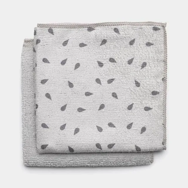 BRABANTIA mikro-šķiedras lupatiņa, 2gb, light grey