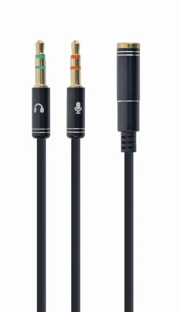 CABLE AUDIO 3.5MM SOCKET TO/2X3.5MM PLUG CCA-418M GEMBIRD