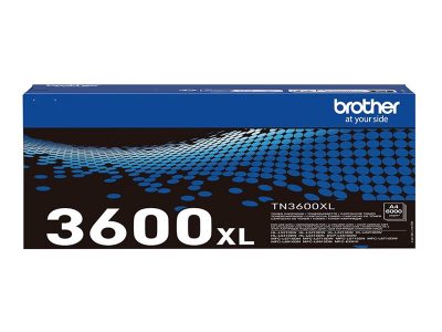 Brother TN-3600XL Genuine High Yield Toner Cartridge, Black, Brother Toner cartridge, Black