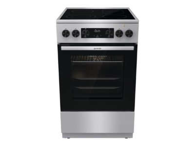 Cooker, GECS5C70XA, Hob type Vitroceramic, Oven type Electric, Stainless steel, Width 50 cm, Grilling, LED, Depth 59.4 cm, 70 L