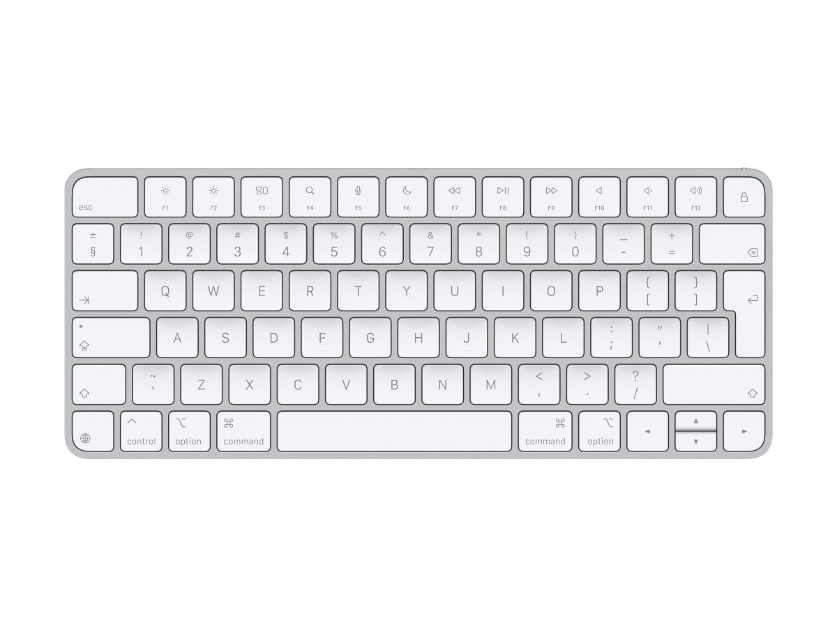 Apple Magic Keyboard, MXCL3Z/A, Compact Keyboard, Wireless, Bluetooth, EN, White