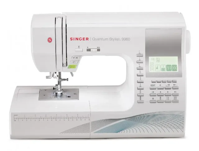 Singer | Sewing Machine | Quantum Stylist™ 9960 | Number of stitches 600 | Number of buttonholes 13 | White