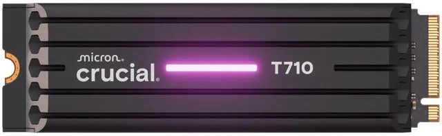 SSD|CRUCIAL|T710|4TB|M.2|PCIe Gen5|NVMe|Write speed 13800 MBytes/sec|Read speed 14900 MBytes/sec|TBW 2400 TB|CT4000T710SSD5