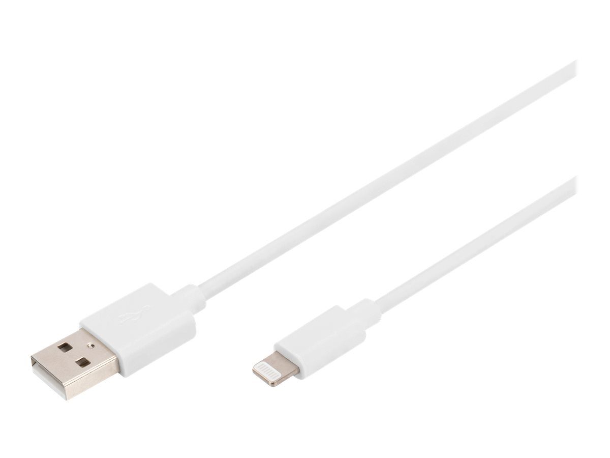 DIGITUS USB-A to lightning MFI  C89, 2M, Digitus