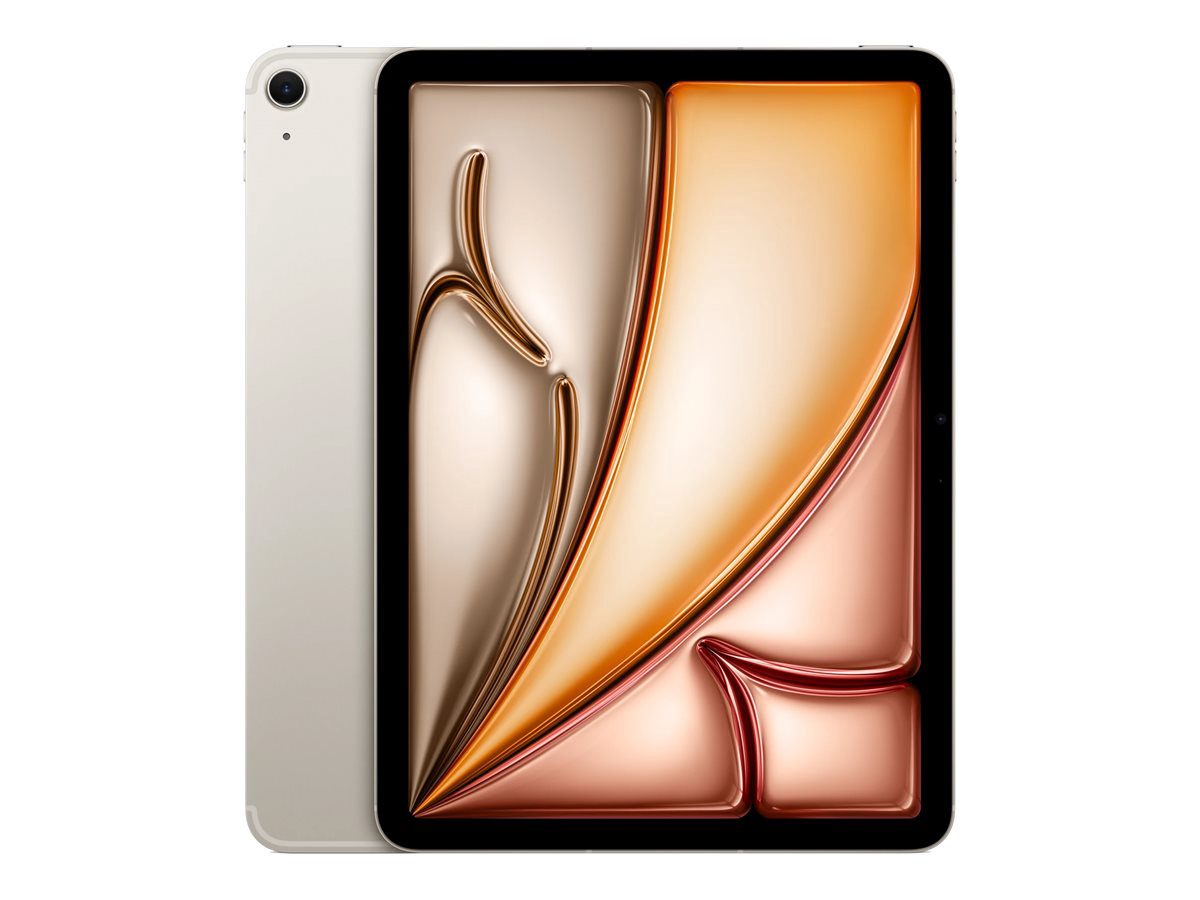 iPad Air Wi-Fi + Cellular, Starlight, 11 ", 2360 x 1640 pixels, IPS, Apple, 12 GB, M4, 256 GB, 3G, 4G, 5G, Wi-Fi, Front camera, 12 MP, Rear camera, Bluetooth, 6.0, iPadOS, 26