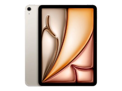 iPad Air Wi-Fi + Cellular, Starlight, 11 ", 2360 x 1640 pixels, IPS, Apple, 12 GB, M4, 256 GB, 3G, 4G, 5G, Wi-Fi, Front camera, 12 MP, Rear camera, Bluetooth, 6.0, iPadOS, 26