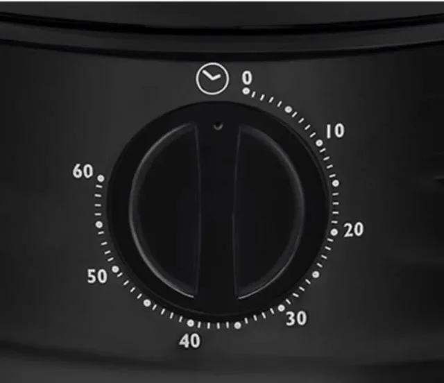 TEFAL tvaicētājs Convenient, 2 līmeņi,6 l,  melna/sudraba