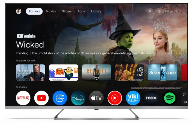 Sharp 4K Ultra HD QLED MiniLED TV | 55JP7265E | 55 | Google TV | UHD