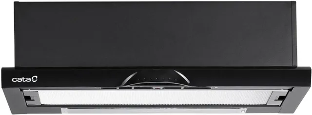 CATA | Hood | TF-5260/C | Telescopic | Energy efficiency class E | Width 60 cm | 325 m³/h | Mechanical | Black