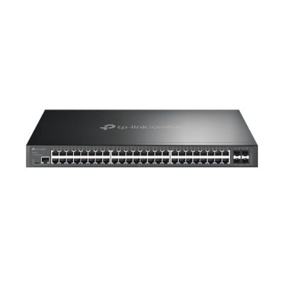 Switch, TP-LINK, Omada, TL-SG3452X, Type L2+, Rack, 48x10Base-T / 100Base-TX / 1000Base-T, 4xSFP+, 1xConsole, 1