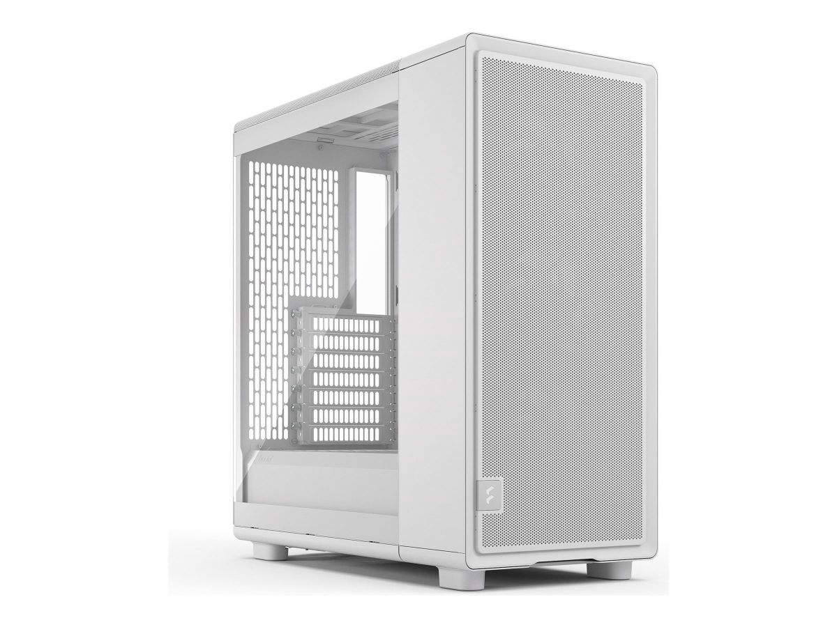 Fractal Design Case, Epoch, White TG Clear Tint, ATX