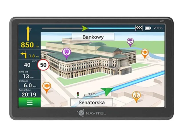 Navitel | GPS Navigator With a Magnetic Mount | E707 Magnetic | GPS (satellite) | 800 x 480 | Maps included