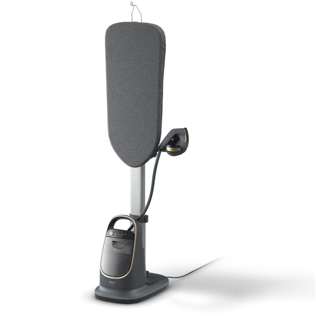 Philips 8500 Series All-in-One Ironing Solution | AIS8540/80 | Stand Steamer | 2200 W | 1.2 L | 90 g/min | Dark slate/Gold