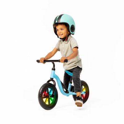 Chillafish Charlie 10"  līdzsvara velosipēds, zils, ar gaismiņām no 1,5  līdz 4 gadiem