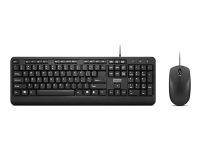 Lenovo | 160 Combo | Keyboard | Wired | Mouse included | US | Black