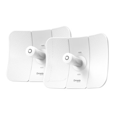 Omada 5GHz 867Mbps Ultra-Range Indoor/Outdoor Wireless Bridge, Beam Bridge 5 UR KIT, Management