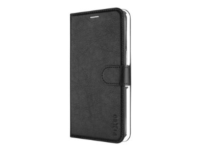 Fixed Opus, Book Case, Apple, iPhone 16 Plus, Leather, Black