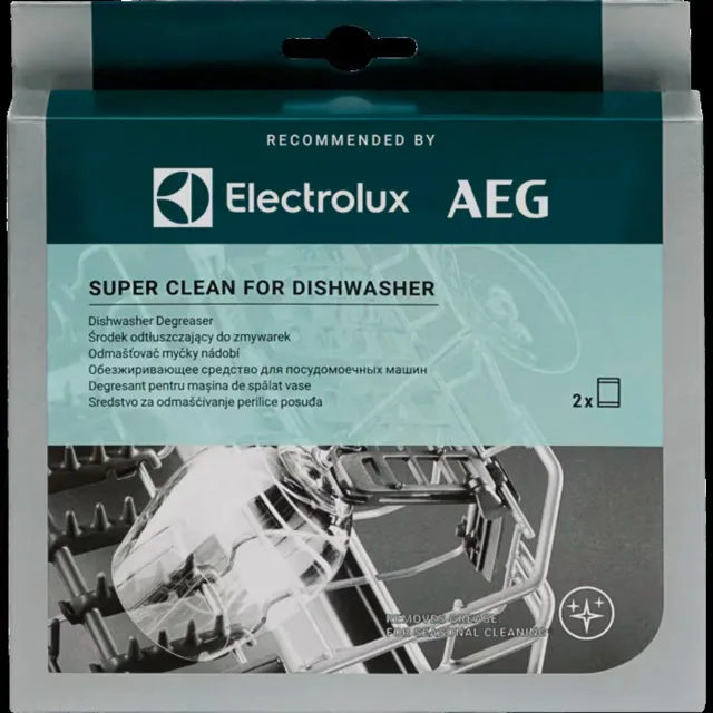 Electrolux Super Clean tīrīšanas līdzeklis trauku mašīnām, 2 gab.