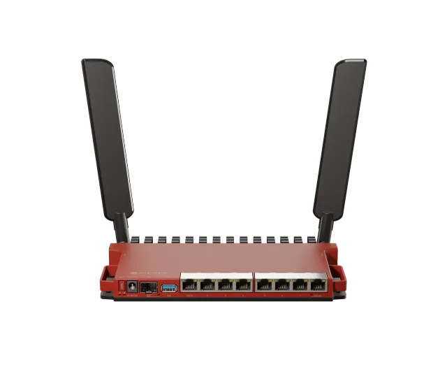 MikroTik | Router | L009UiGS-2HaxD-IN | 802.11ax | 10/100/1000 Mbit/s | Ethernet LAN (RJ-45) ports 8 | Mesh Support No | MU-MiMO No | No mobile broadband | Antenna type External | 1x USB 3.0 type A