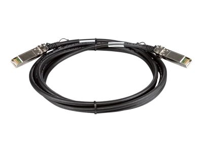 DEM-CB300S, SFP+, Copper, Direct Attach Cable, 10/100/1000/10000 Mbit/s, Maximum transfer distance 3 m, -40 to +85C