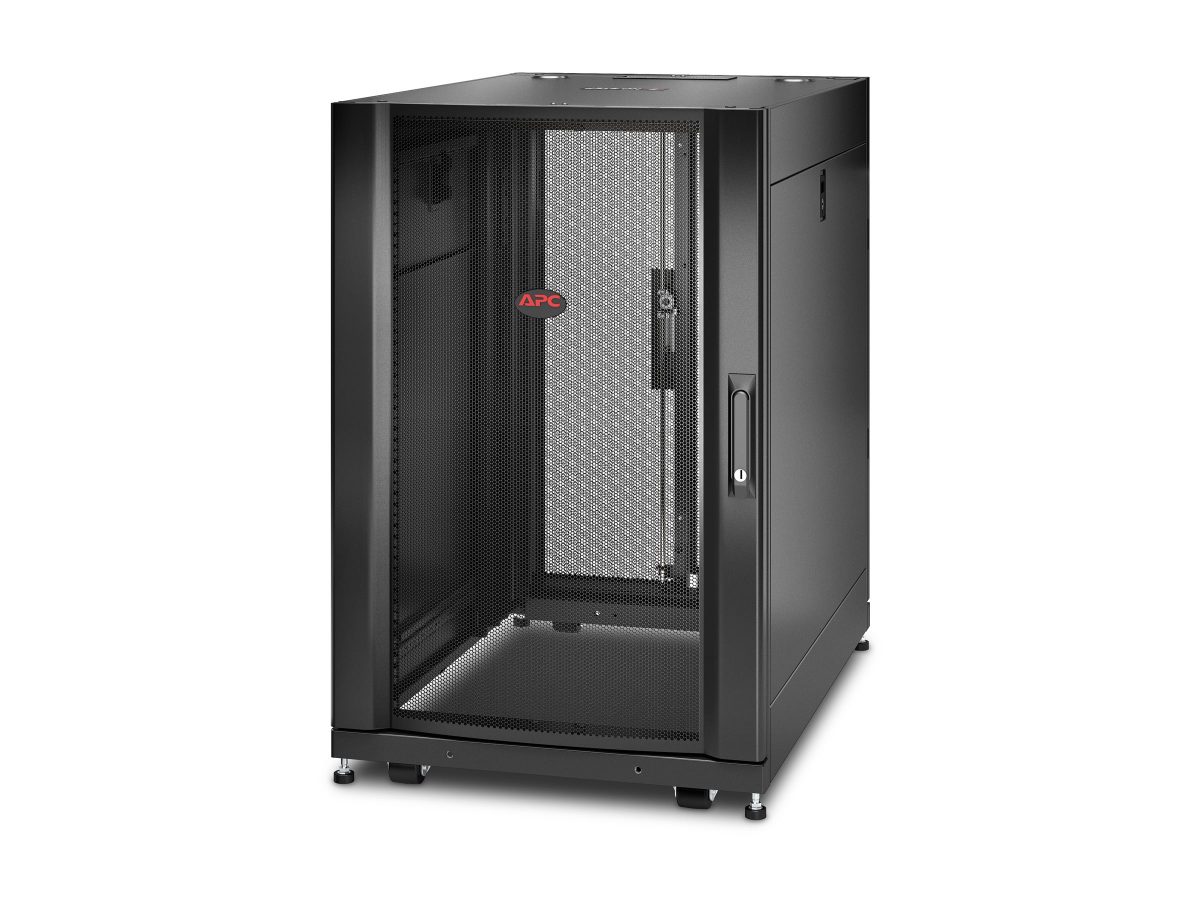 APC NetShelter SX 18U Server Rack Enclosure 600mm x 900mm w/ Sides Black, Schneider Electric