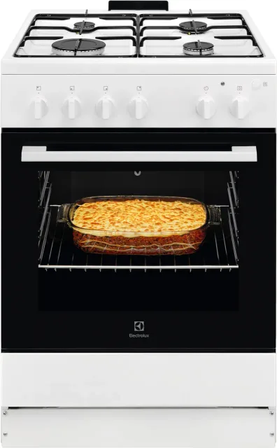 Electrolux gāzes plīts ar gāzes cepeškrāsni, 60cm