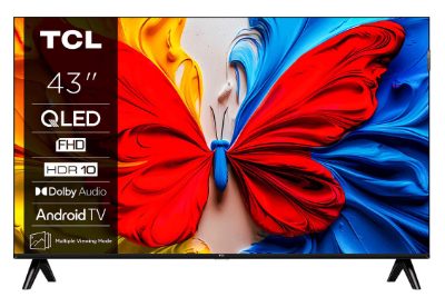 TV Set, TCL, 43 ", Full HD, 1920 x 1080 pixels, Flat, 16:9, QLED, 43V5C