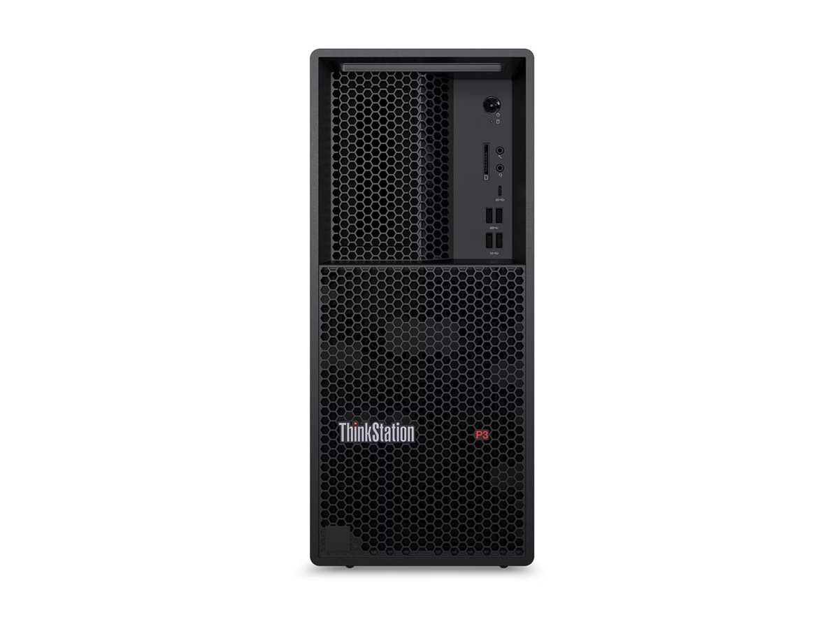 Lenovo ThinkStation, P3 G2, Desktop, Tower, Intel Core Ultra 7, 265K, Internal memory 32 GB, UDIMM DDR5, Solid-state drive capacity 1000 GB, Intel Graphics, Keyboard language Nordic, Windows 11 Pro, Warranty 36 month(s)