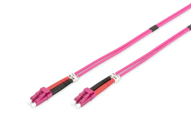 Digitus Fiber Optic Multimode | DK-2533-03-4 | Patch cord | Length 3 m | Erika violet