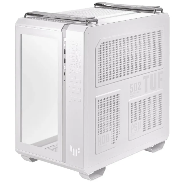 Case|ASUS|TUF Gaming GT502|MidiTower|Case product features Transparent panel|Not included|ATX|MicroATX|MiniITX|Colour White|GAMGT502PLUS/TGARGBWH