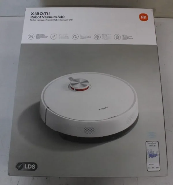 SALE OUT. Xiaomi Robot Vacuum S40 EU | Xiaomi Robot Vacuum S40 EU | Wet&Dry | 5200 mAh | Dust capacity 0.52 L | 10000 Pa | White | DAMAGED PACKAGING | 24 month(s)