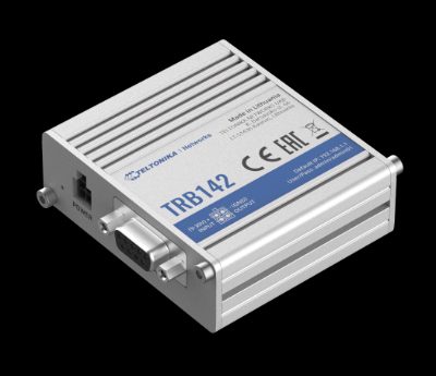 Teltonika TRB142003000 Gateway, 2G/3G/4G LTE (Cat 1), Equipped with RS232 for serial communication, Teltonika, LTE Gateway, TRB142, No Wi-Fi, Ethernet LAN (RJ-45) ports 0, Mesh Support No, MU-MiMO No, 2G/3G/4G, Antenna type 1 x SMA for LTE, 1 x Virtual network interface via micro USB