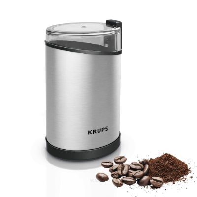 GX204D, Coffee Grinder, 200 W, Coffee beans capacity 85 g, Lid safety switch, Number of cups 12 pc(s), Silver