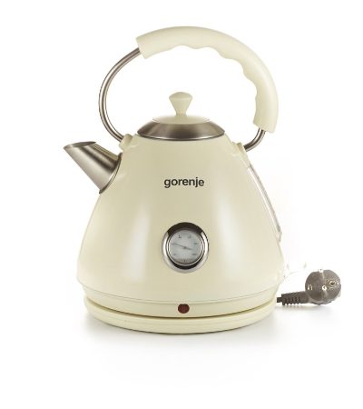 Kettle, K17CLI, Standard, 2200 W, 1.7 L, Plastic/Metal, 360° rotational base, Cream